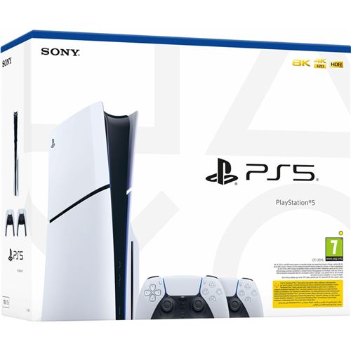 Consola PS5 Slim 1TB Chassis D + 2 DualSense