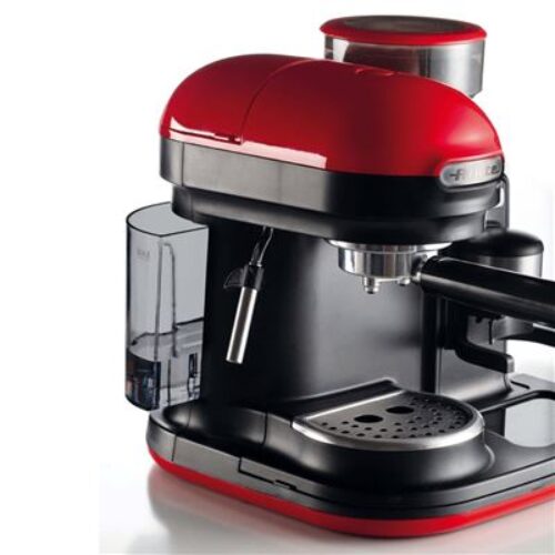 Máquina de espresso Ariete Moderna 1080W 800ml rojo y negro