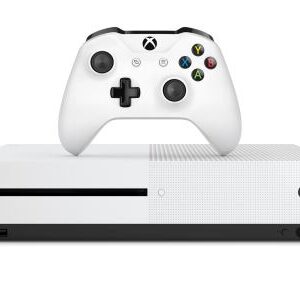Paquete de consola Microsoft Xbox One S de 1 TB en color blanco