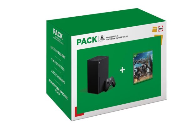 Pack Fnac Consola Xbox Series X Negra + Monster Hunter Wilds - Imagen 2