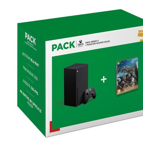 Pack Fnac Consola Xbox Series X Negra + Monster Hunter Wilds