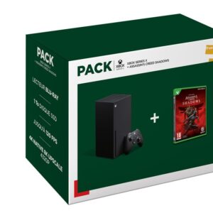 Pack Fnac Xbox Series X Black + Assassin's Creed Shadows