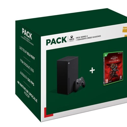 Pack Fnac Xbox Series X Black + Assassin’s Creed Shadows
